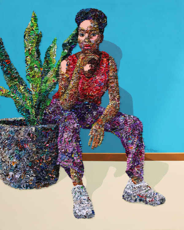 Marcellina Akpojotor, Set to Flourish II, 2021