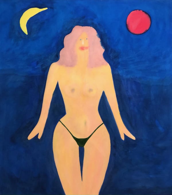 Laura Limbourg BLUE ROSE, 2020 Acrylic on canvas 200 x 180 cm 78 3/4 x 70 7/8 in