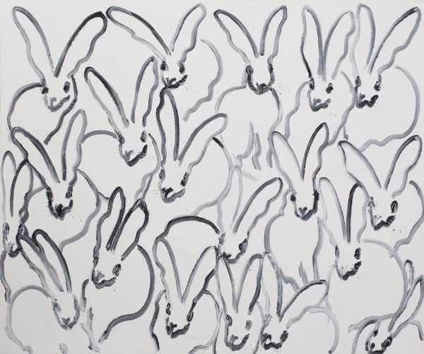Hunt Slonem, Rabbit Run, 2018