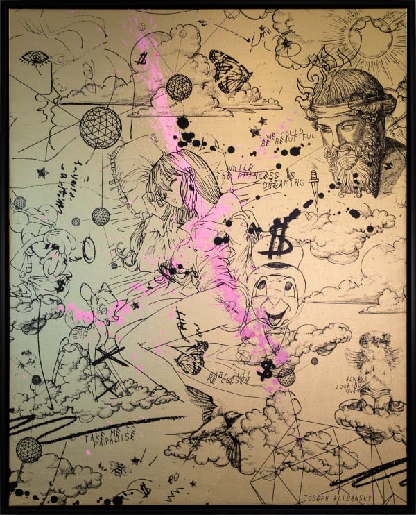 Joseph Klibansky, Take Me To Paradise (gold), 2019