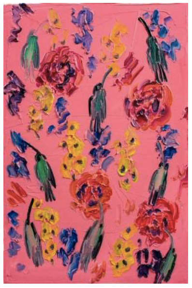 Hunt Slonem, Hummingbirds Delphinium