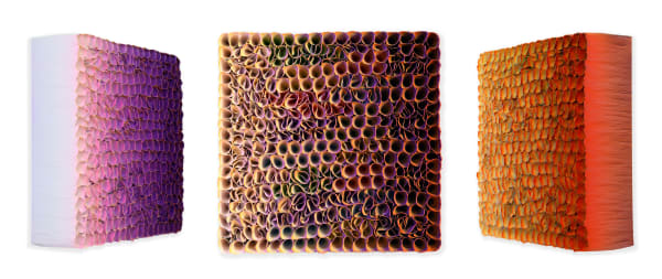 Zhuang Hong Yi Fragrant Daydream, 2024 Acrylic on fine rice paper 40 x 40 cm 15 3/4 x 15 3/4 in