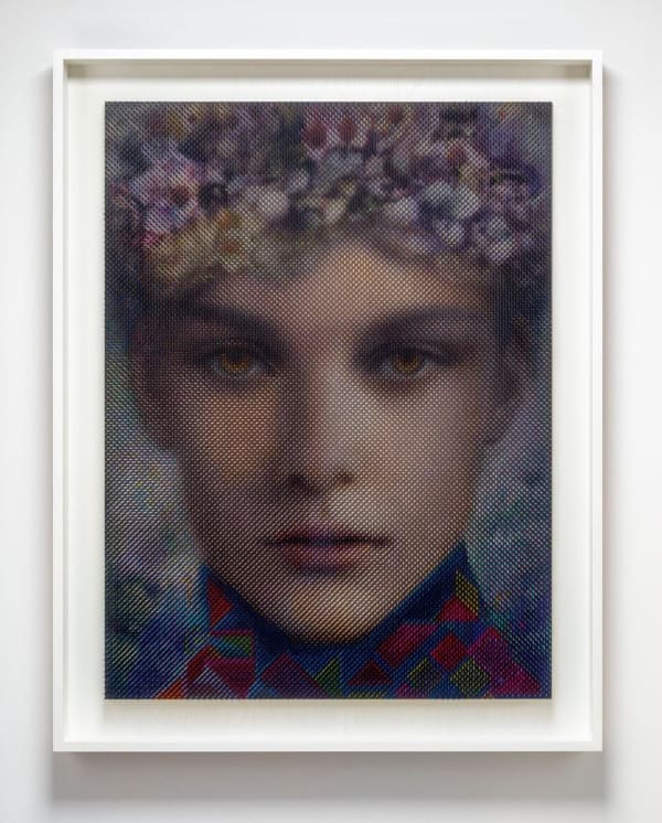 Maxim Wakultschik Spirit in Bloom, 2025 Coloured Wood Sticks 125 x 160 cm