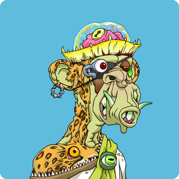 Mutant Ape Yacht Club, Mutant Ape #4245, 2021