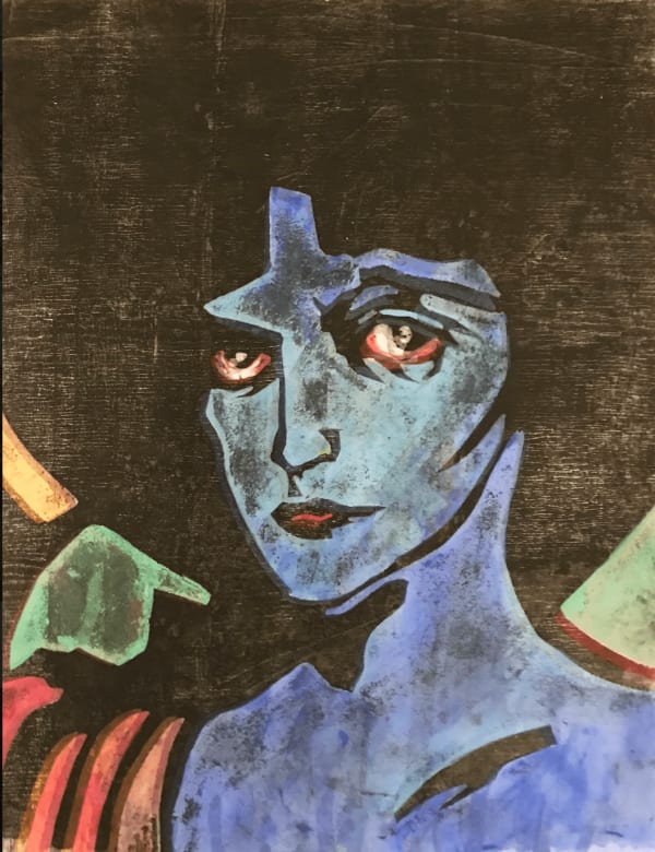Katya Zvereva, Blue Lady, 2022
