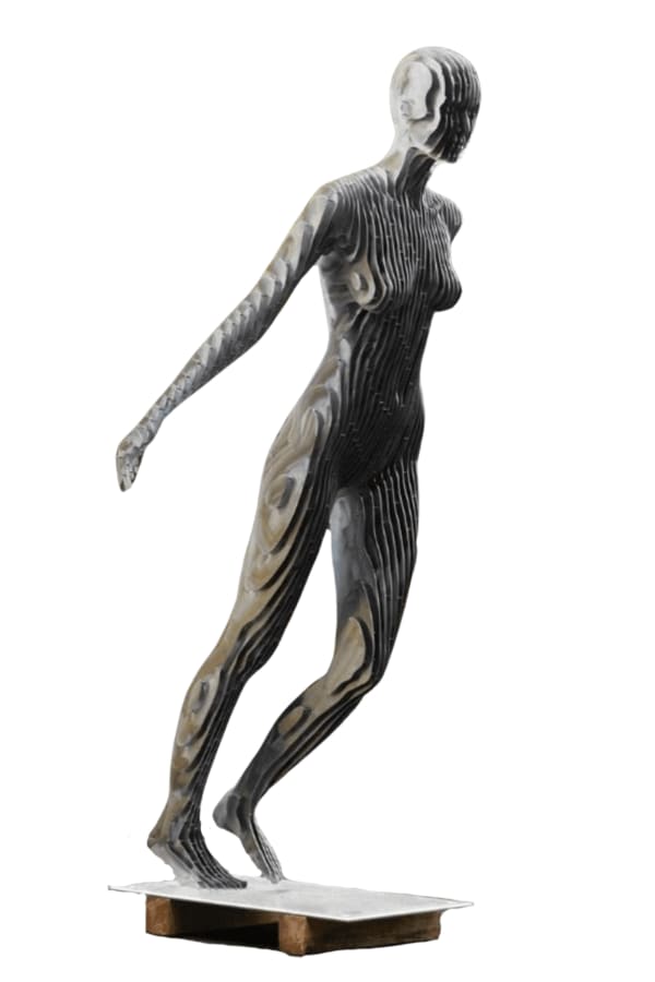 Julian Voss-Andreae, Dream (female figure, 2021