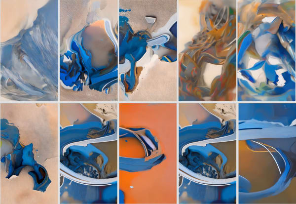 Sougwen Chung, Pulse Sediments, 2023