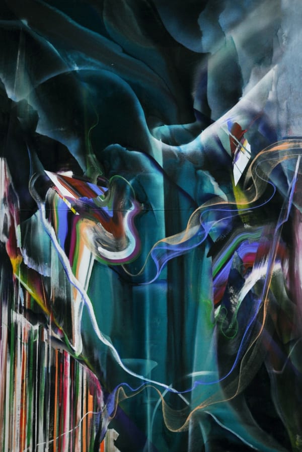 Le Guo Lumia , 2019 Mixed media on canvas 195 x 130 cm