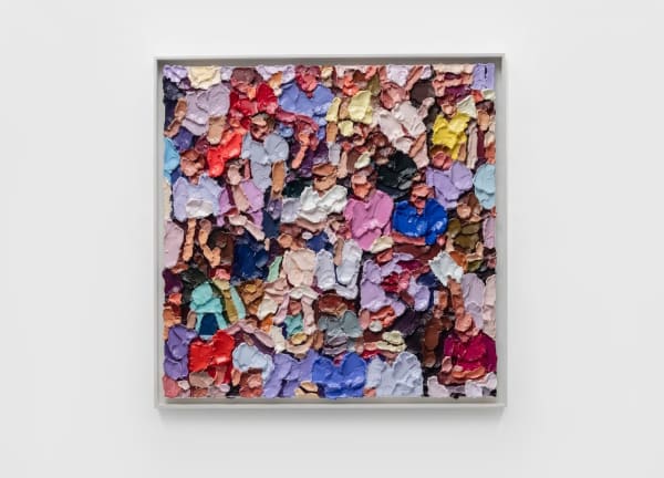 Li Jie Li Qiu - ⽴秋, 2025 Oil on Canvas 120 x 120 cm 47 1/4 x 47 1/4 in