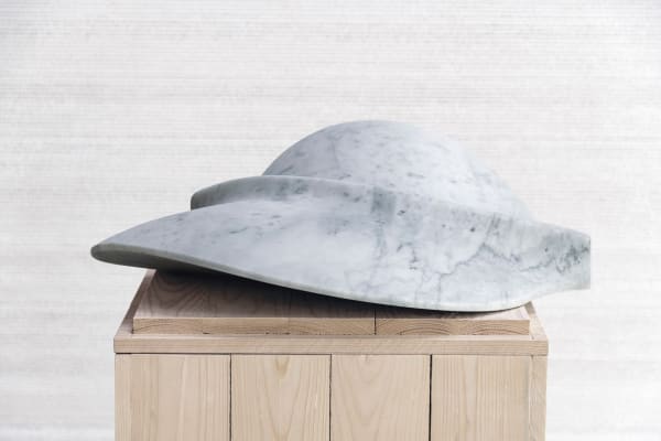 Cynthia Sah Stingray, 2020 White marble 65 x 66 x 19 cm 25 5/8 x 26 x 7 1/2 in
