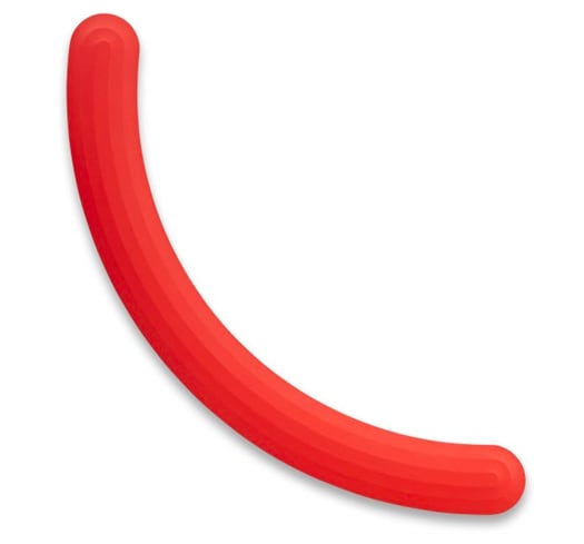 Josh Sperling Red Squiggle, 2015 Acrylic on shaped canvas. 32.4 x 101 cm 12 3/4 x 39 3/4 in