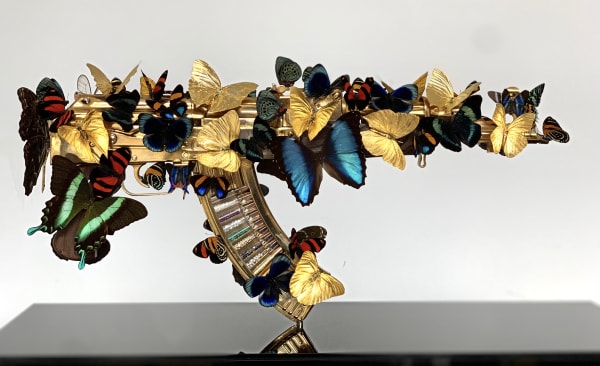 Bran Symondson, Gold AK47 “Brutal to Beautiful “ , 2019