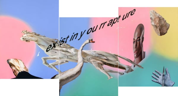 Loribelle Spirovski, Rock, Paper, Scissors (triptych), 2021