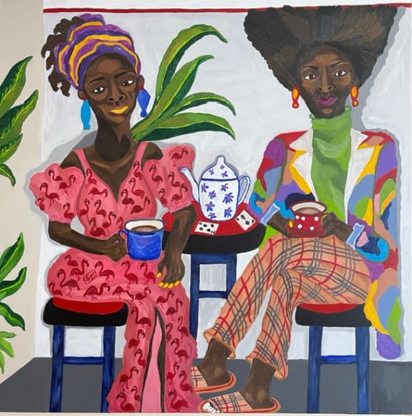 Sophia Oshodin, While We Wait, 2021