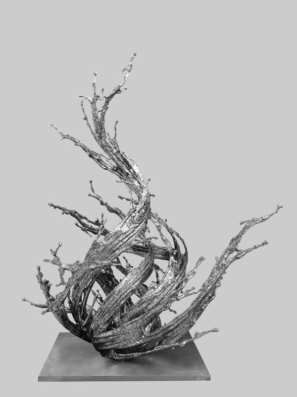 Zheng Lu, Water in Dripping-Group of Warblers - 淋漓-群莺, 2022