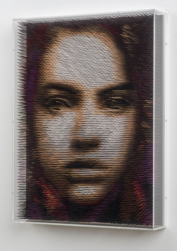 Maxim Wakultschik Melite Optical Portraits Wood Upright 57 x 43 x 9 cm 22 1/2 x 16 7/8 x 3 1/2 in