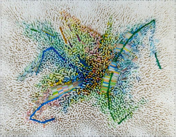 Ilhwa Kim Natural Wingspan, 2024 Hand-dyed Hanji Paper 93 x 119 x 13 cm 36 5/8 x 46 7/8 x 5 1/8 in