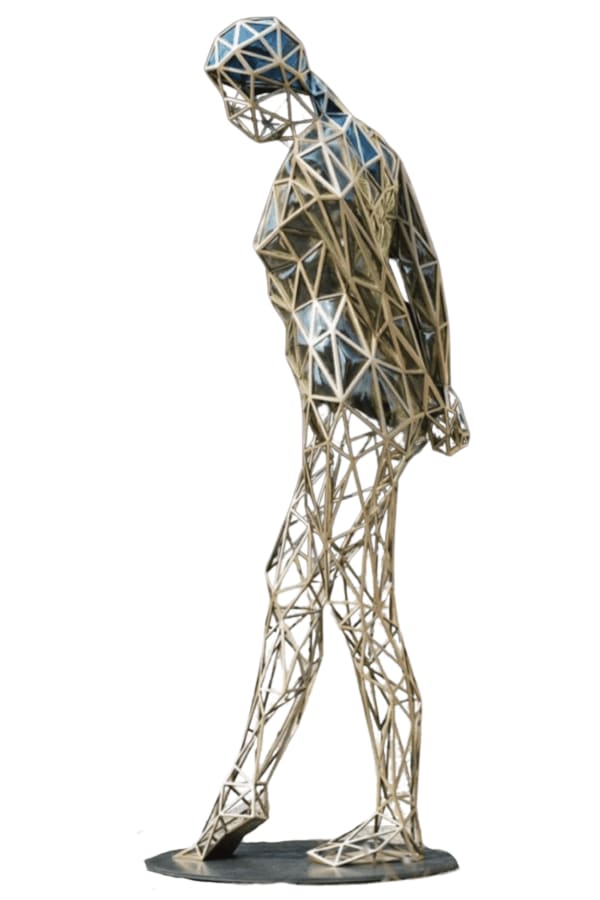 Julian Voss-Andreae, Tänzerin mit Blauem Haar, 2022