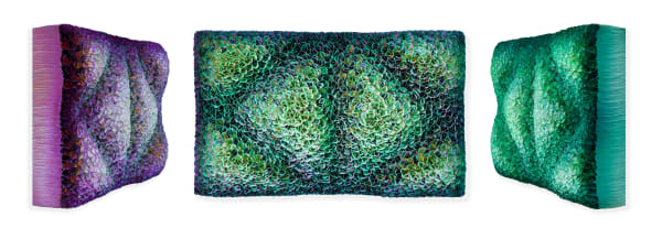 Zhuang Hong Yi Quantum Change, 2025 Acrylic on rice paper 60 x 100 cm 23 5/8 x 39 3/8 in
