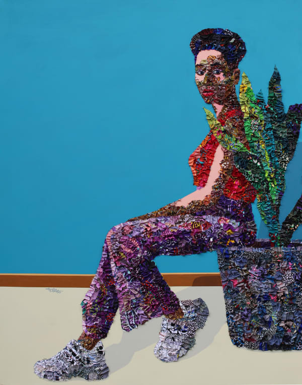 Marcellina Akpojotor, Set to Flourish I, 2021