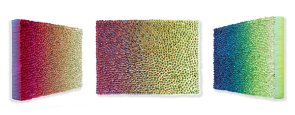 Zhuang Hong Yi Infinite Bloom, 2024 Acrylic on Fine Rice Paper 80 x 110 cm 31 1/2 x 43 1/4 in