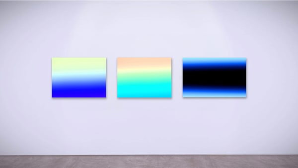 Krista Kim, Triptych, 2018