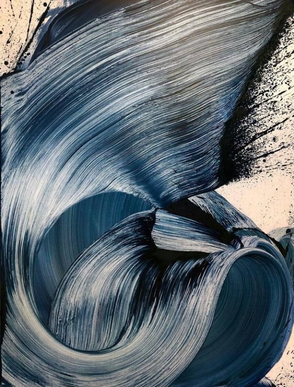 Kostas Papakostas Secrets of the Sea, 2022 Acrylic on linen 120 x 90 cm 47 1/4 x 35 3/8 in