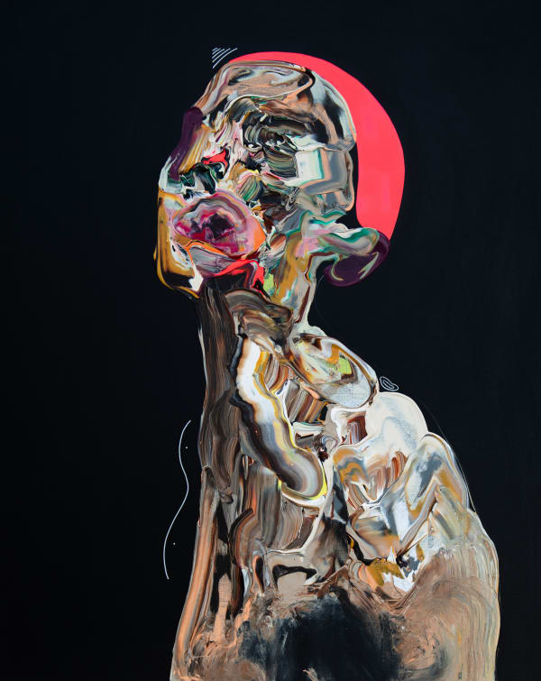Vladinsky Observer No. 813, 2025 Acrylic and Special Molding Paste 102 x 82 cm 40 1/8 x 32 1/4 in