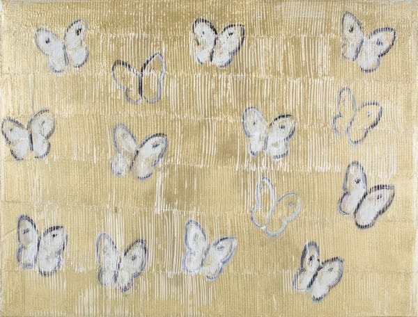 Hunt Slonem, White Ascension, 2016