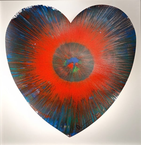 Damien Hirst, Heart Spin Painting