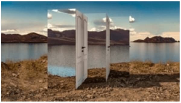 Shirin Abedinirad Reflective Journey, 2023 1. *Reflective Journey VR: An immersive virtual reality experience, viewable by visitors using VR goggles. This project invites viewers to engage deeply with the themes of reflection and self-discovery in a fully immersive environment.