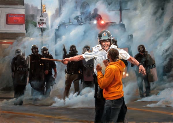 Jorg Dubin, The Orange Stand, 2020