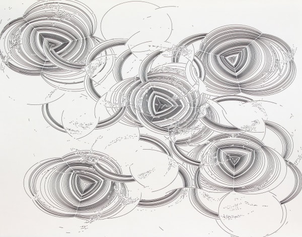 Gerhard Mayer "327", 09/2009, 2009 ink on paper 13 1/2 x 17 1/8 in 34.3 x 43.5 cm