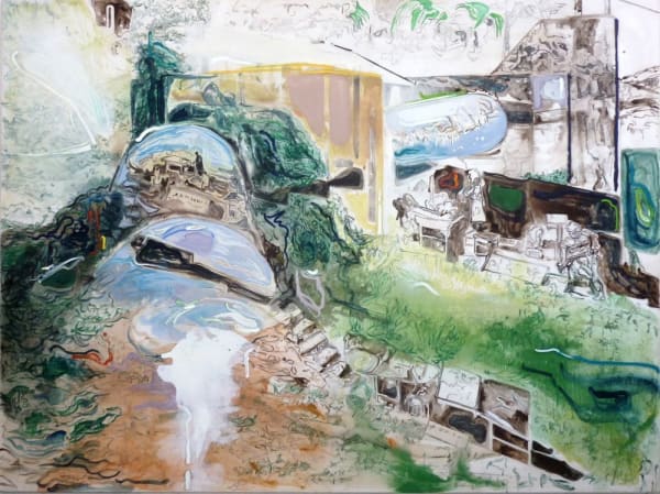 Stefan Ettlinger Zehn (Ten), 2010 egg tempera and oil on canvas 59.1 x 78.8 inches 150 x 200 cms