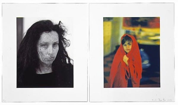 Kiki Smith Untitled, 1999 iris print on paper with pencil handwork 14 x 24 3/4 inches