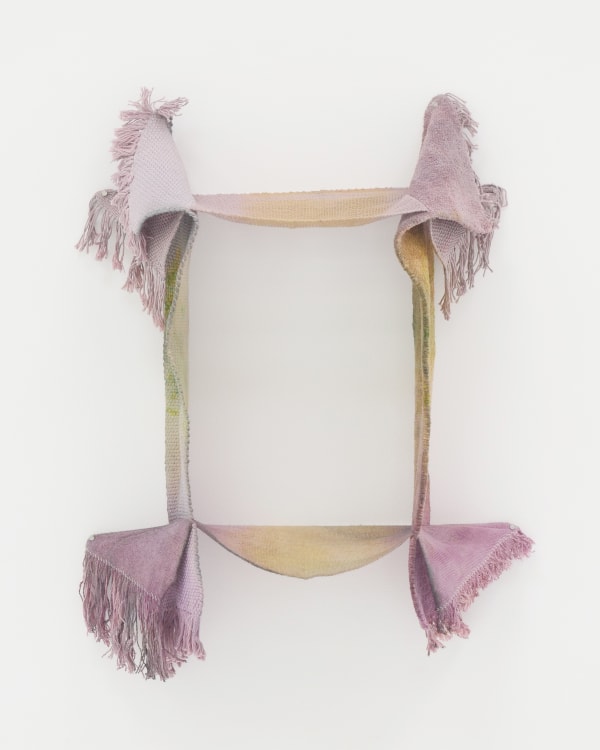 Ricki Dwyer Untitled (Box), 2023 cotton, bamboo, dye 24 x 18 x 5 in 61 x 45.7 x 12.7 cm