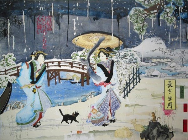 CATHERINE MCCARTHY We Have Always Lived in the Castle, 2003 acrylic and oil on canvas 60 x 80 inches 152.4 x 203.2 cms