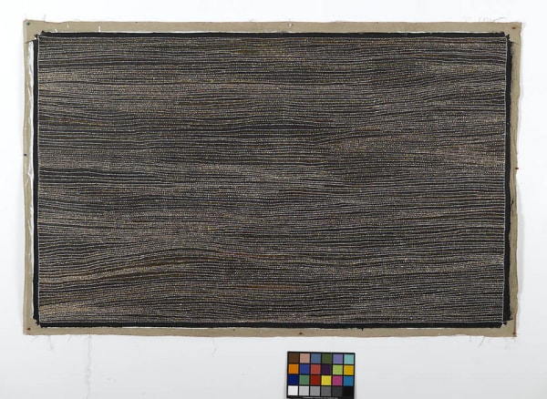 Dorothy Napangardi Sandhill Country, 2005 acrylic on belgium linen 78 x 48 inches 198.12 x 121.92 cms