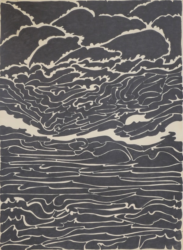 Bruce Conner UNTITLED APRIL 1, 1968, 1968 felt-tip pen on paper 22 5/8 x 16 1/2 in 57.5 x 41.9 cm