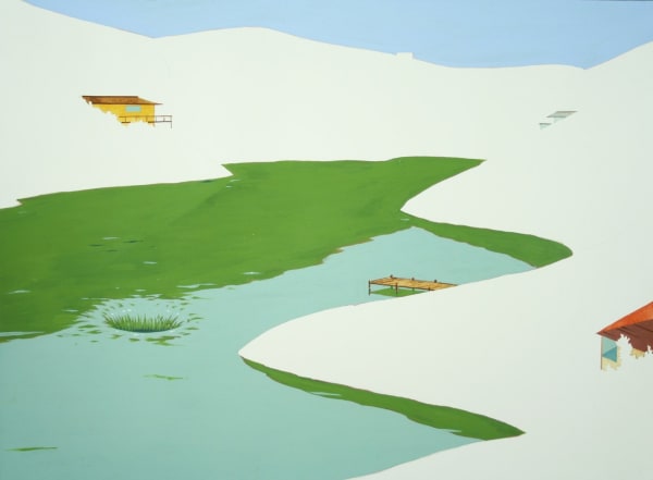 Chris Ballantyne Lake Drain, 2011 watercolor and acrylic on paper 12 x 16 in 30.5 x 40.6 cm