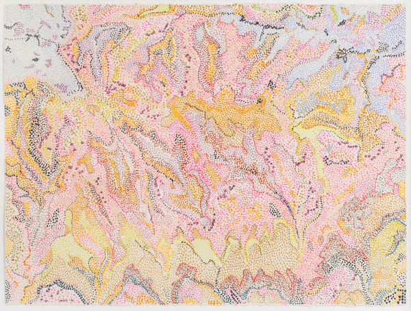 Nancy Graves Geological Survey, Egton, England, 1972 gouache on paper 22 1/2 x 30 in 57.1 x 76.2 cm