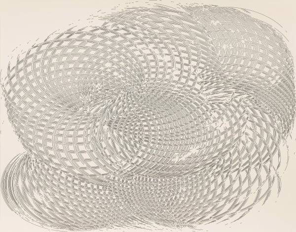 Gerhard Mayer 385, 2020 ink on paper 13 1/2 x 17 1/8 in 34.3 x 43.4 cm