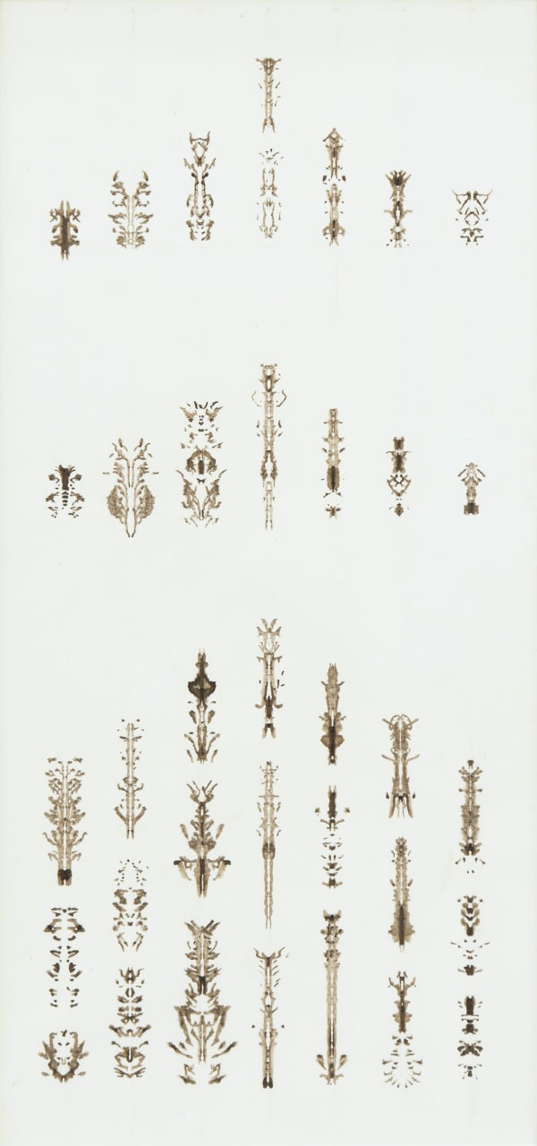 Signed in Blood INKBLOT DRAWING JULY 12, 2005, 2005 ink on paper 9 1/8 x 5 in 23 x 12.7 cm