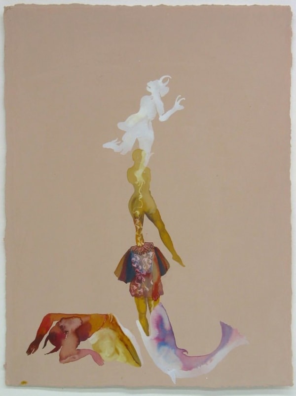 Shahzia Sikander Plush Blush 16 (a&b), 2003 gouache and ink on hand clay-coated paper