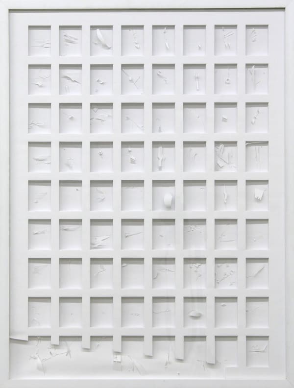Marco Maggi TROJAN DDDRAWING, (Panel A), 2004 cuts on pages 24 x 18 inches 60.96 x 45.72 cms