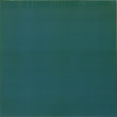 John Andrews 08-8, 2008 alkyd on aluminum 18.25 x 18.25 x .5 inches 46.4 x 46.4 x 1.3 cms