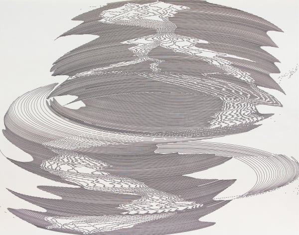 Gerhard Mayer 189, 2001 ink on paper 13 1/2 x 17 1/8 in 34.3 x 43.4 cm