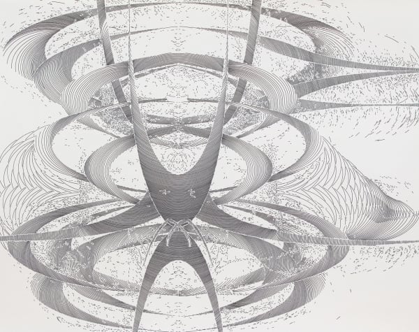 Gerhard Mayer 322, 2009 ink on paper 13 1/2 x 17 1/8 in 34.3 x 43.4 cm