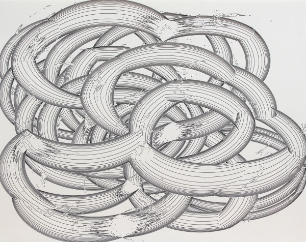 Gerhard Mayer 262, 2003 ink on paper 13 1/2 x 17 1/8 in 34.3 x 43.4 cm