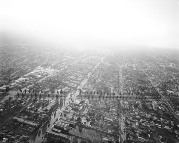 Michael Light Los Angeles 02.12.04 #9 Looking Northwest, Somewhere near Torrance, 2004 archival pigment print mounted on aluminum 40 x 50 inches 101.6 x 127 cms